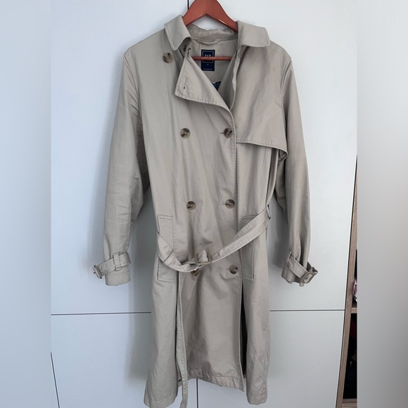GAP Classic Camel/Khaki Trench - size XL - Picture 4 of 12